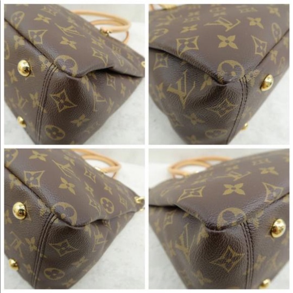 ⭐️LOUIS VUITTON PALLAS BROWN RED MONOGRAM CANVAS⭐️ - Picture 5 of 11